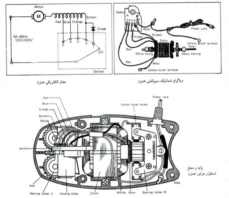 مدار الکتریکی همزن، میکسر