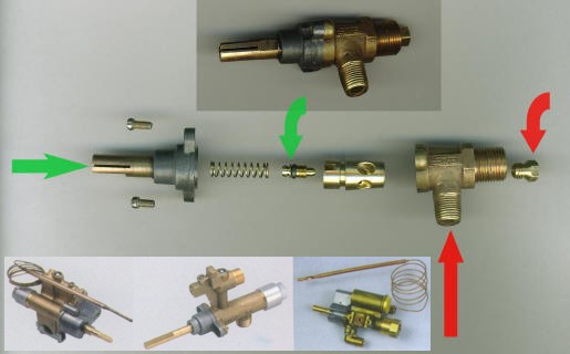 شیر اجاق گاز